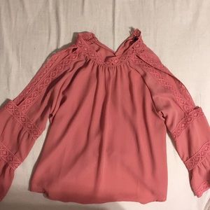 Cold shoulder dress top